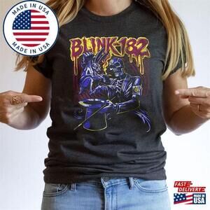 Retro 90S Blink 182 Shirt Music